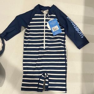 Ruggedbutts 6-12mo Rash Guard Bodysuit NWT